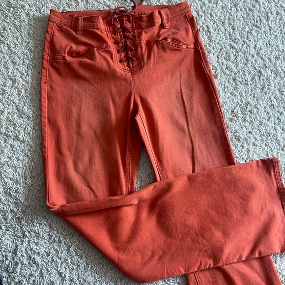 Free People Eva Lace-Up Bootcut Jeans - Picture 4 of 5